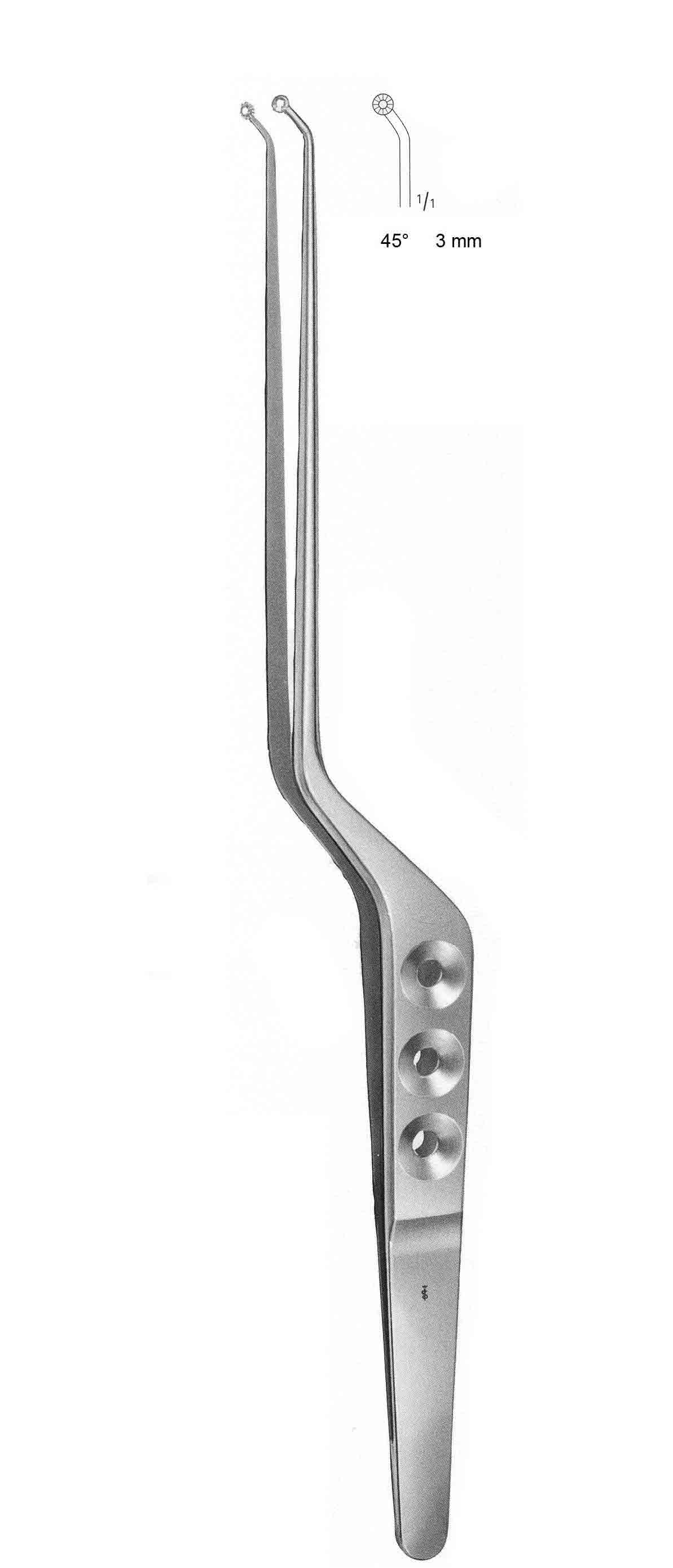 YASARGIL TÜMÖR PENSET 45ø 22CM